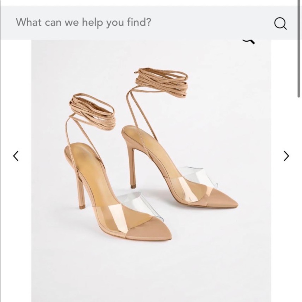 Tony Bianco Mistique Clear Vinyl/Lite Skin Capretto Heel